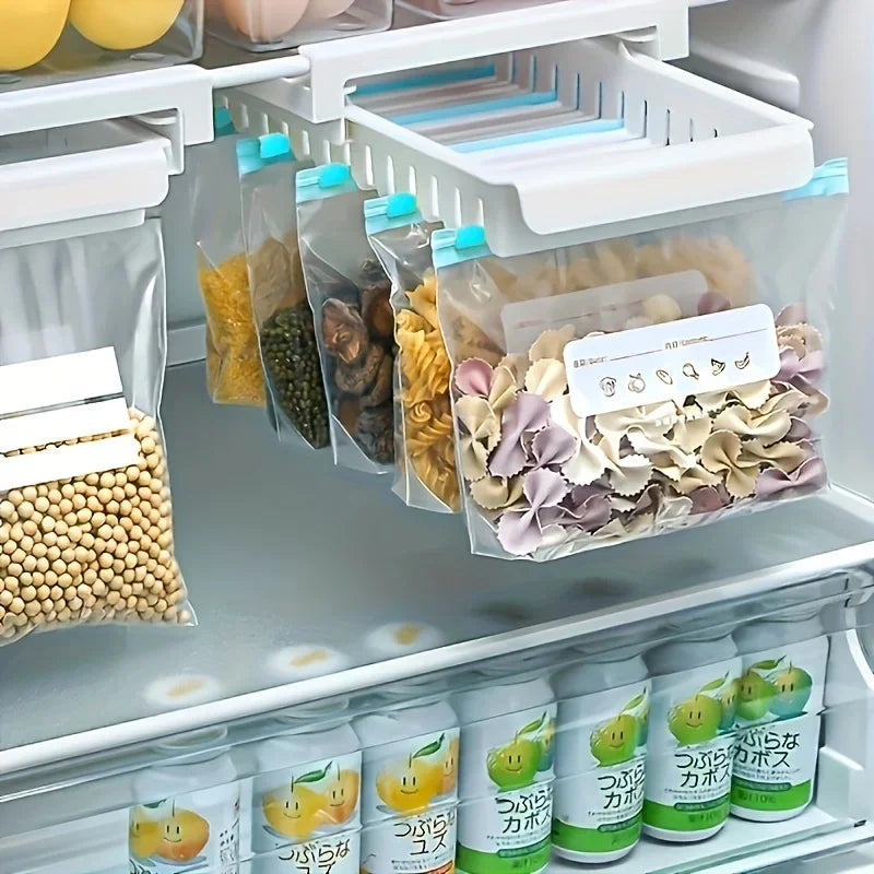 Bolsas Reutilizables para Almacenamiento de Alimentos con Cierre de alta resistencia, Bolsas herméticas reutilizables para alimentos( Pack variado) , Bolsas hermeticas y frescas para Refrigerador